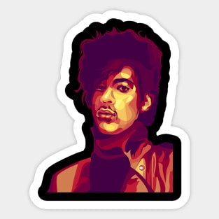 prince vintage pop art Sticker